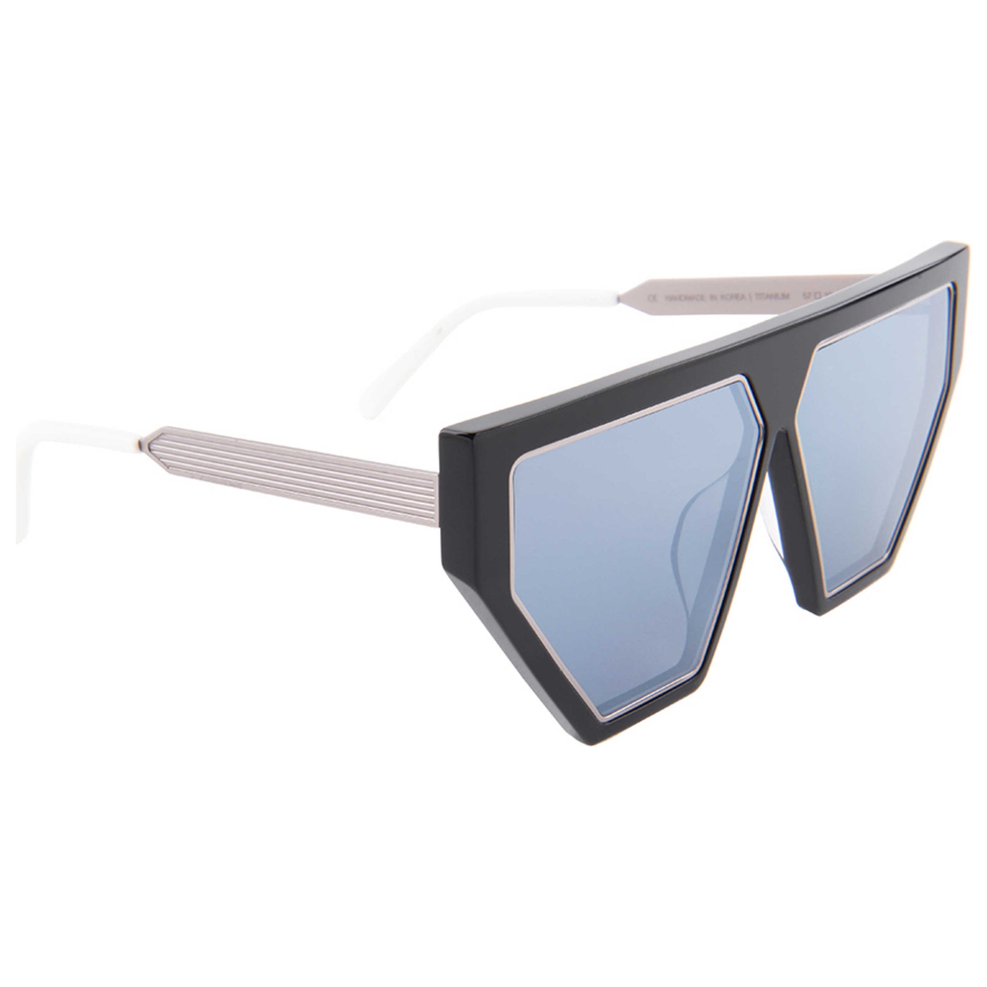 Front view of Irresistor Fashion Unisex Sunglasses FALCON-BLKSV-S0205-0