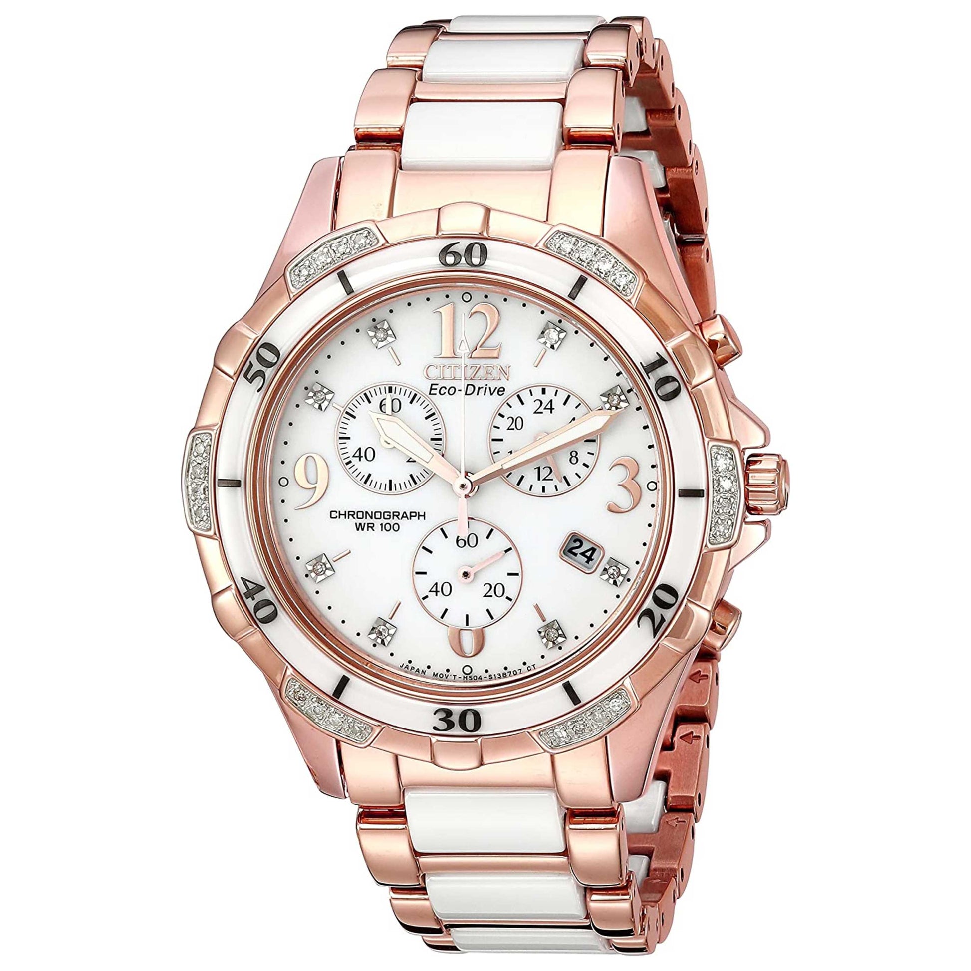Front view of Citizen Silhouette Women's Solar Watch FB1233-51A