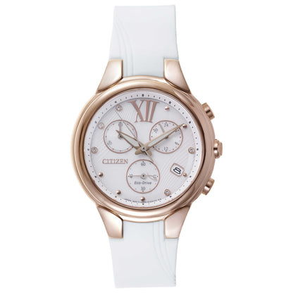 Front view of Citizen Eco-Drive Women's Solar Powered Quartz Eco-Drive Watch FB1313-03A