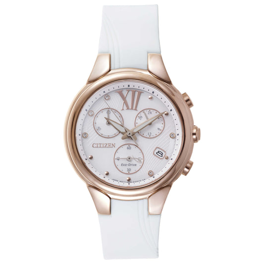 Front view of Citizen Eco-Drive Women's Solar Powered Quartz Eco-Drive Watch FB1313-03A