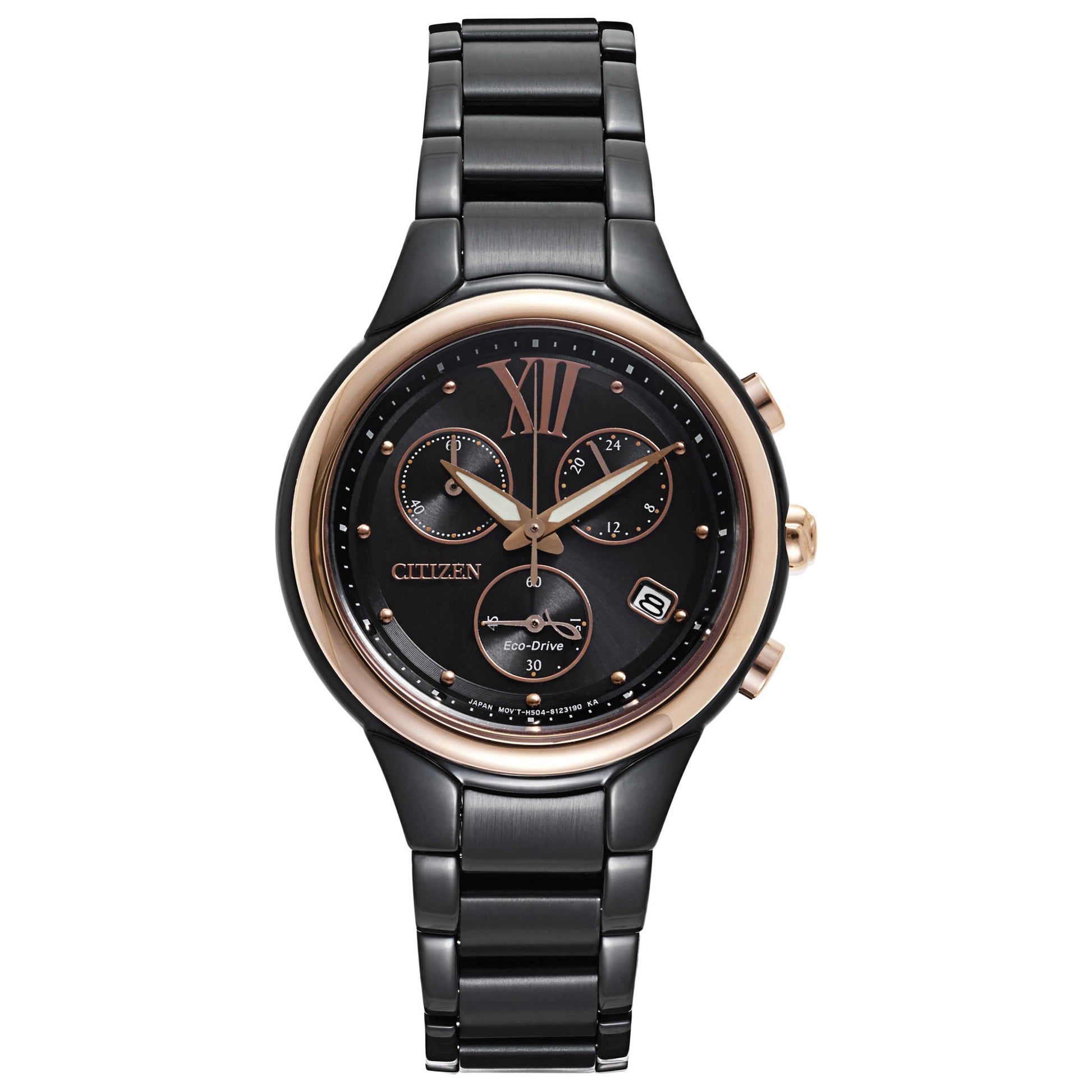 Front view of Citizen Eco-Drive Women's Solar Powered Quartz Eco-Drive Watch FB1317-53E