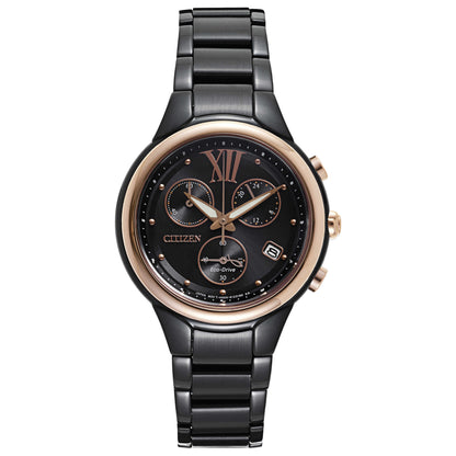 Front view of Citizen Eco-Drive Women's Solar Powered Quartz Eco-Drive Watch FB1317-53E