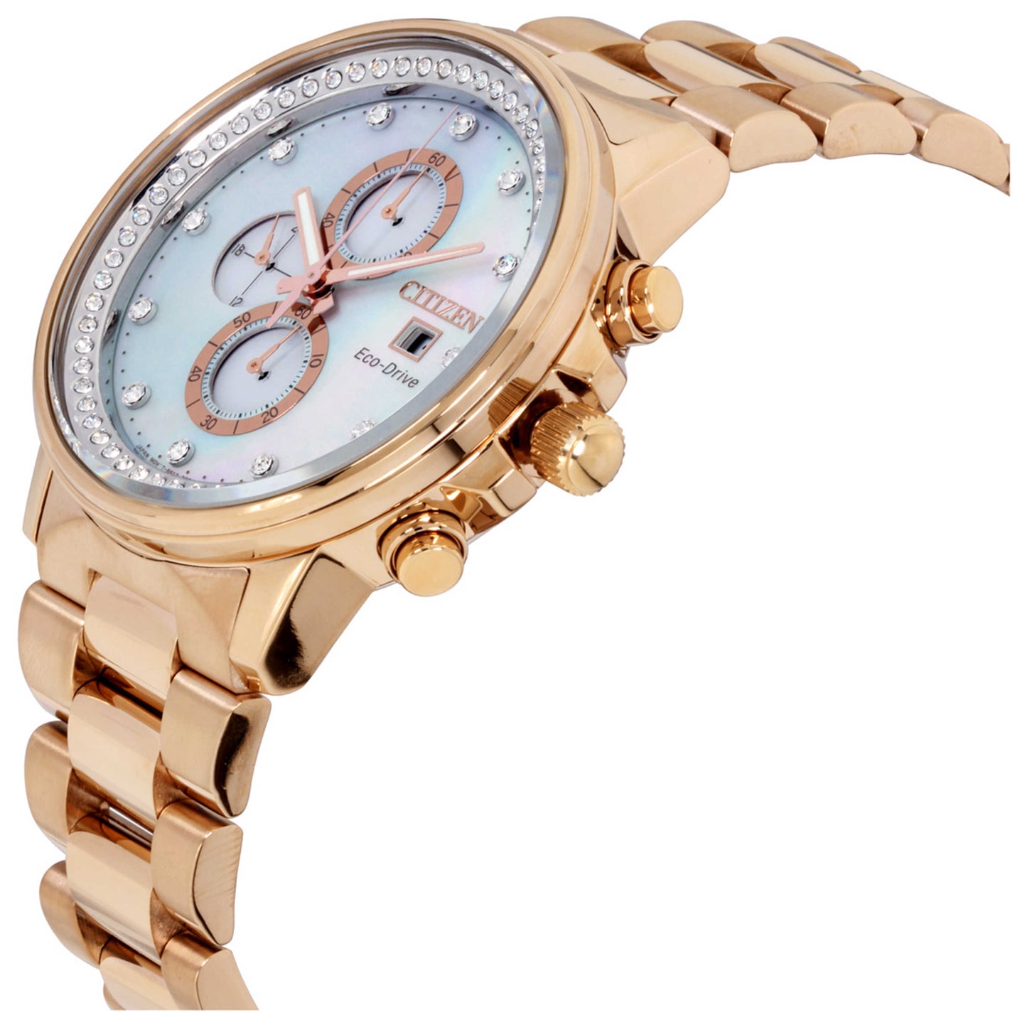 Citizen CHANDLER Women's Solar Powered Quartz Eco-Drive Watch FB3003-51Y - Image #2