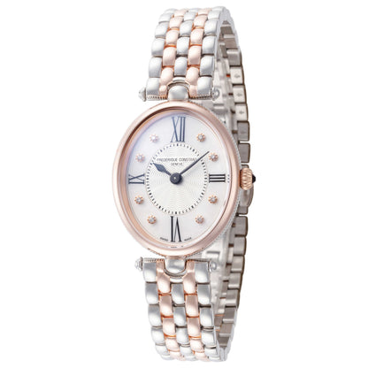 Front view of Frederique Constant Classics Art Deco Women's Quartz Watch FC-200RMPW2V2B