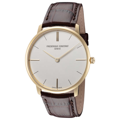 Front view of Frederique Constant Slimline Men's Quartz Watch FC-200V5S35