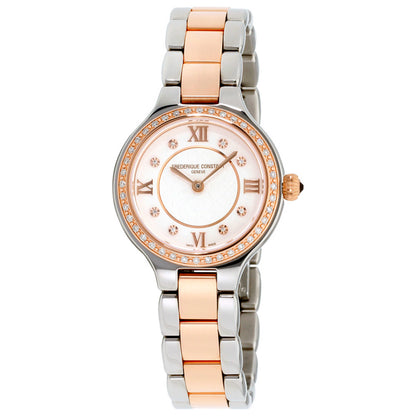 Front view of Frederique Constant Classics Delight Women's Quartz Watch FC-200WHD1ERD32B
