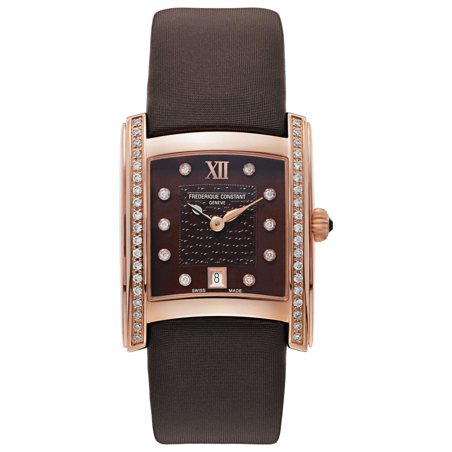 Front view of Frederique Constant Delight Women's Swiss Quartz (Battery-Powered) Watch FC-220CHD2ECD4