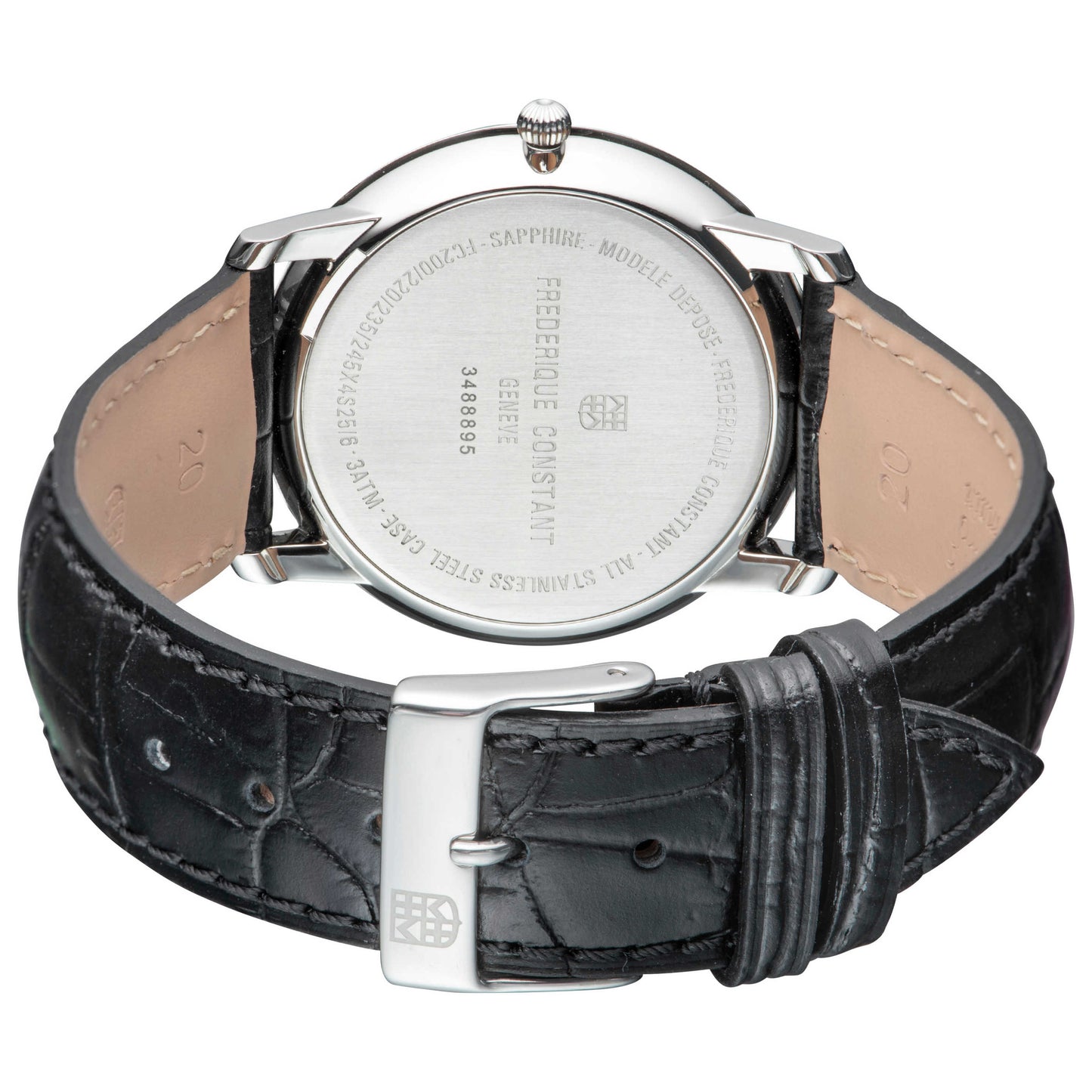 Frederique Constant Slimline Plain Index Men's Quartz Watch FC-220NS4S6 - Image #3