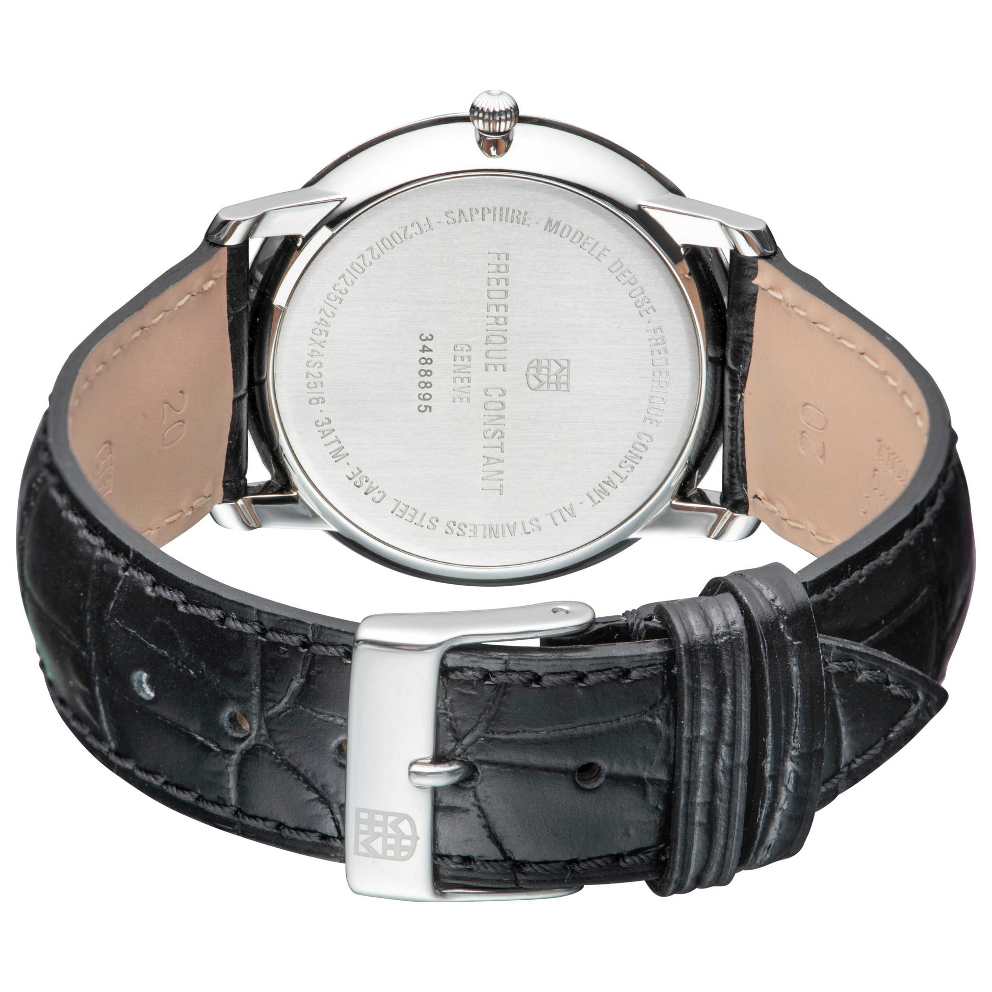 Frederique Constant Slimline Plain Index Men's Quartz Watch FC-220NS4S6 - Image #3
