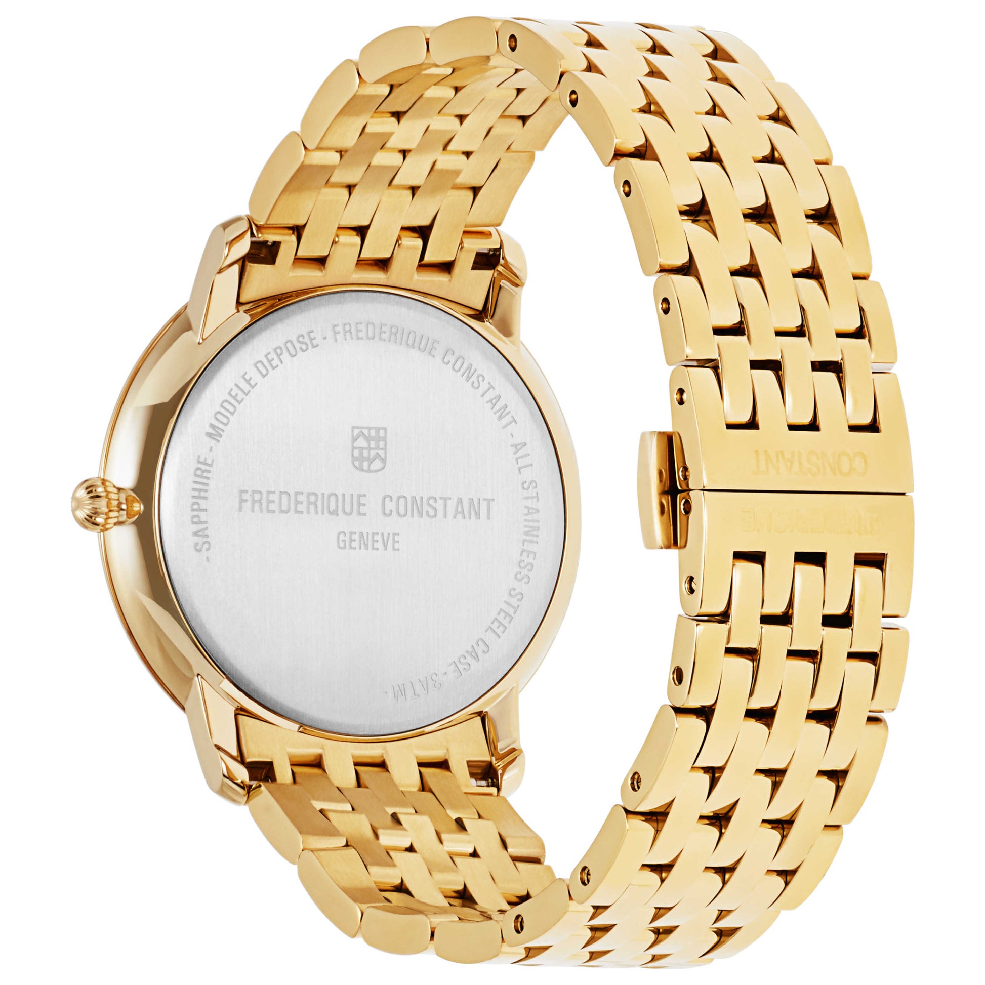 Frederique Constant Slimline Men's Swiss Quartz (Battery-Powered) Watch FC-220V5S5B - Image #2