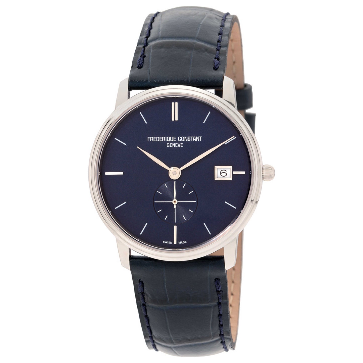 Front view of Frederique Constant Slimline Men's Quartz Watch FC-245N4S6