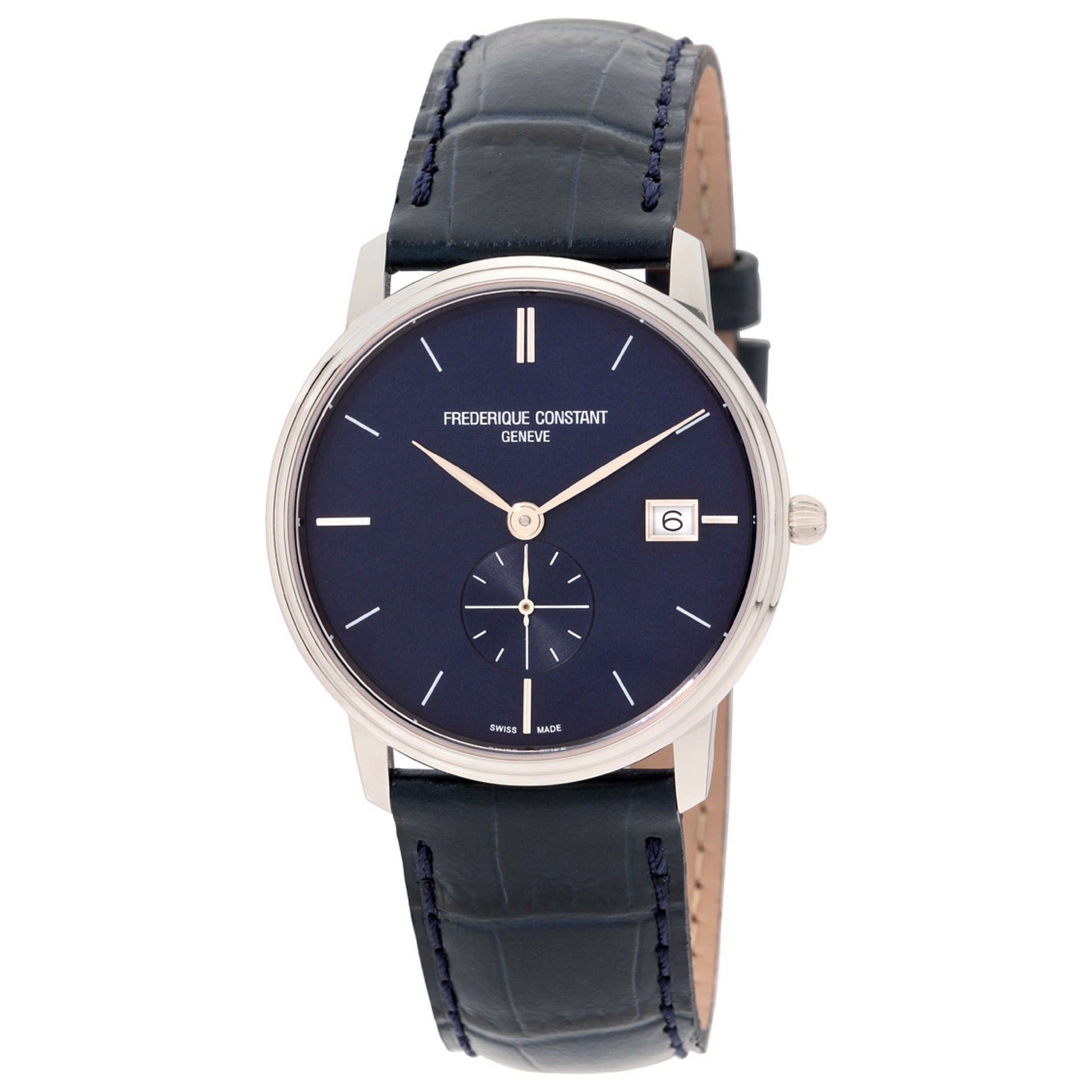 Front view of Frederique Constant Slimline Men's Quartz Watch FC-245N4S6