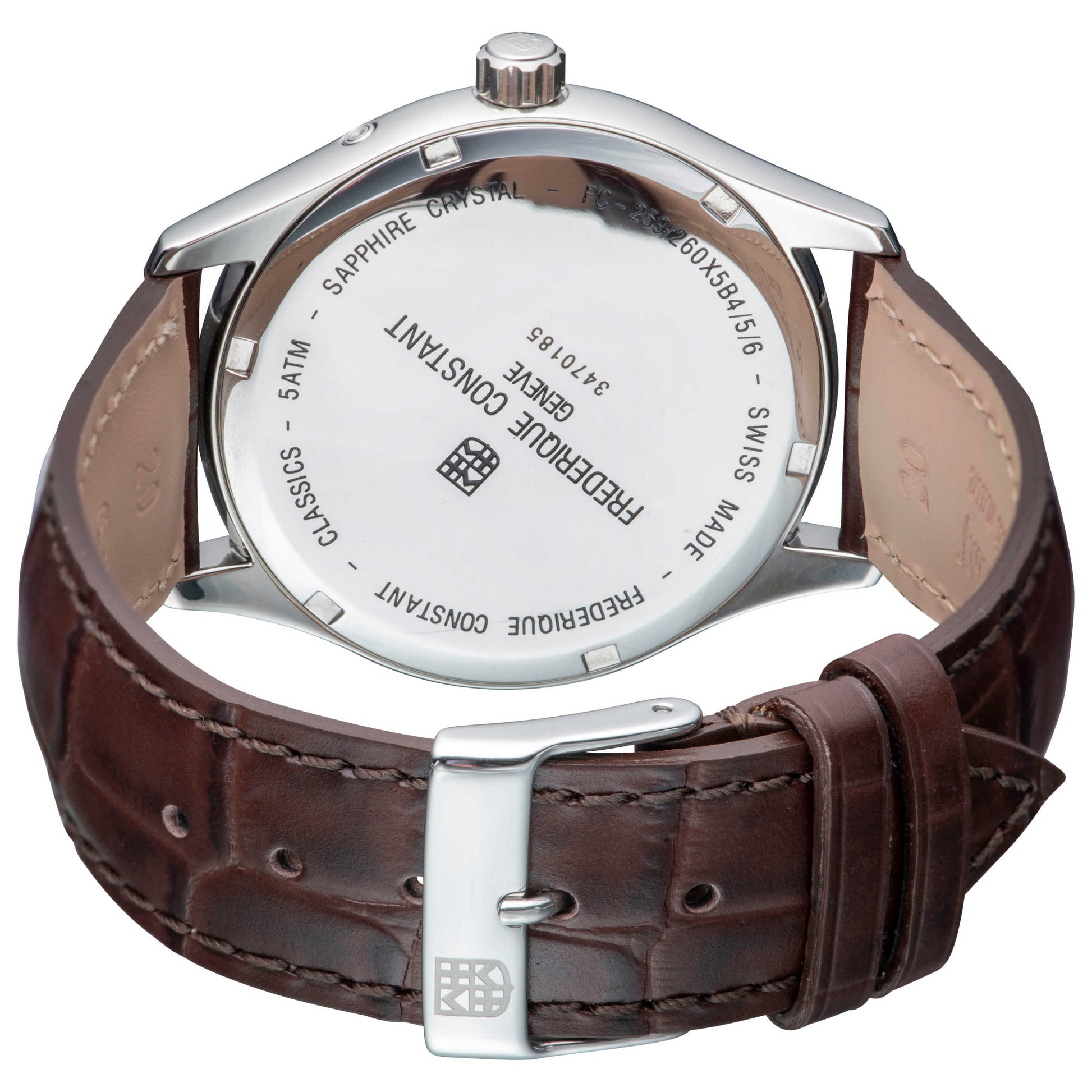 Frederique Constant Classics Date and Day Men's Quartz Watch FC-259BR5B6-DBR - Image #3