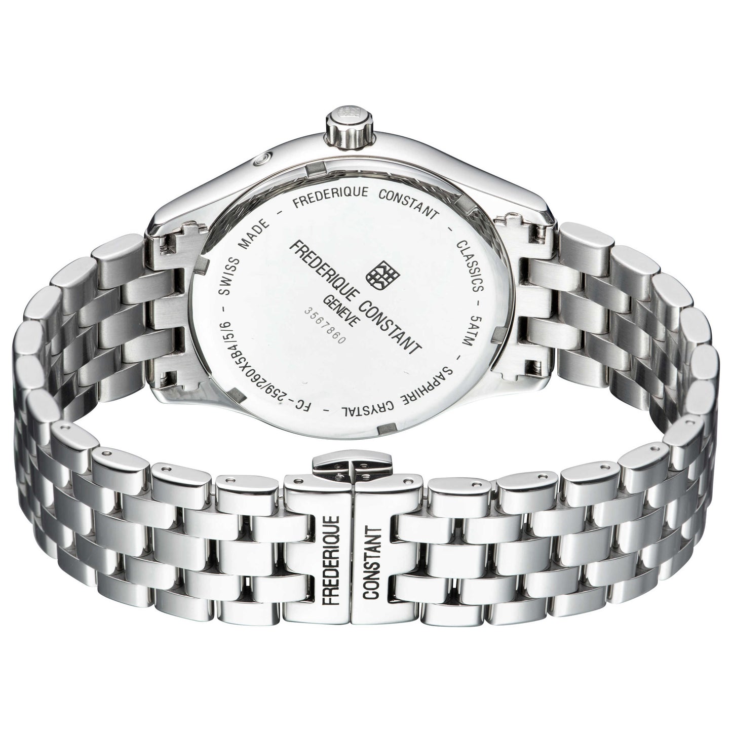 Frederique Constant Classics Date and Day Men's Quartz Watch FC-259BR5B6B - Image #3