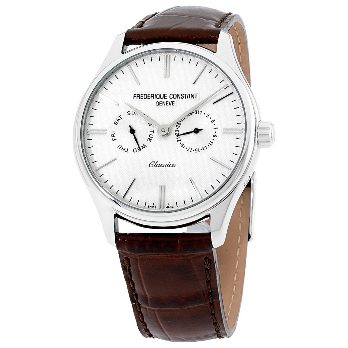 Front view of Frederique Constant Classics Men's Quartz Watch FC-259BRST5B6