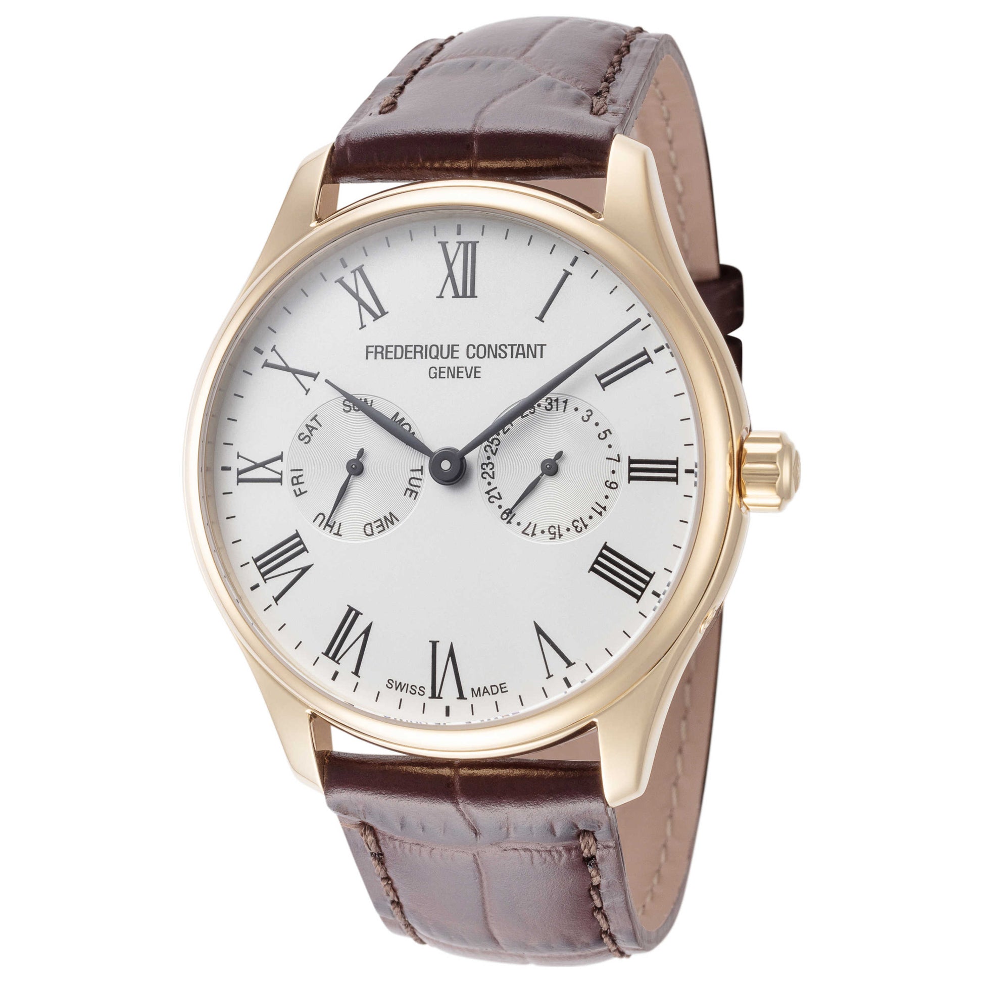 Front view of Frederique Constant Classic Men's Quartz Watch FC-259WR5B5
