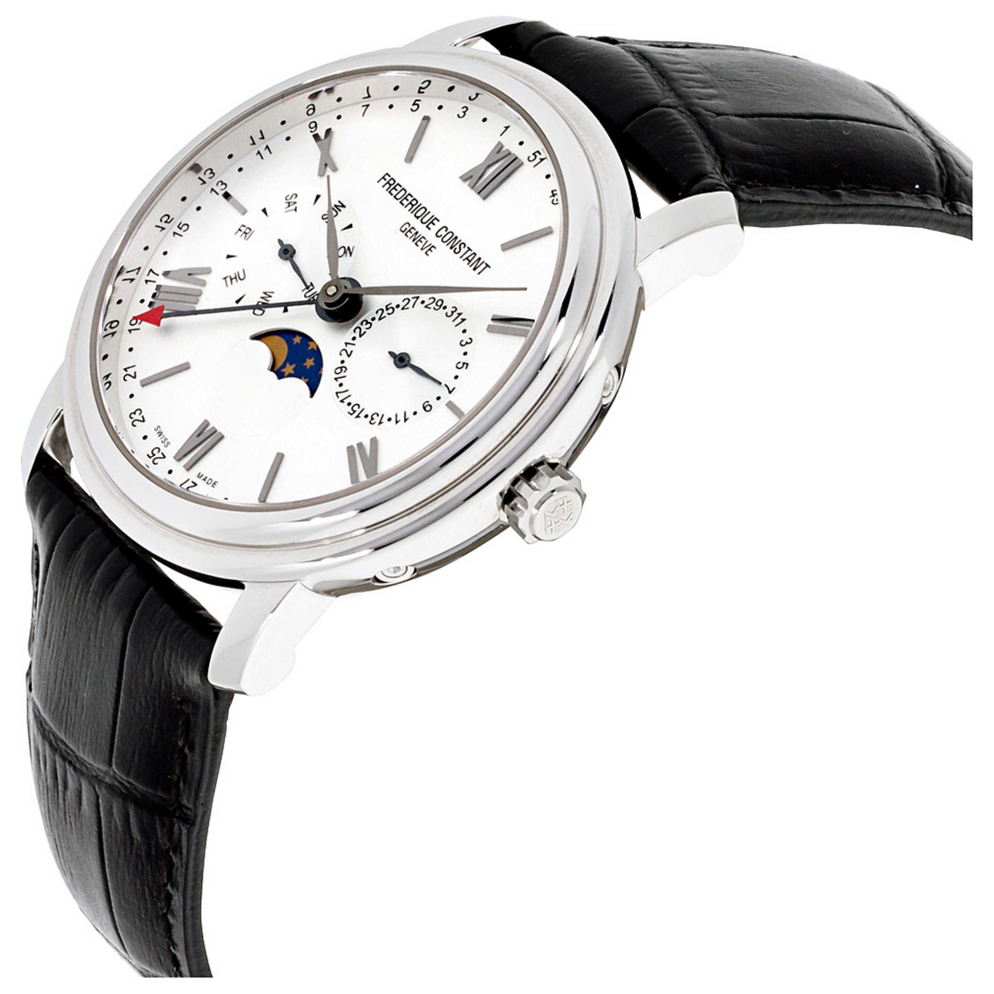 Frederique Constant Classics Moonphase Men's Quartz Watch FC-270SW4P6 - Image #2