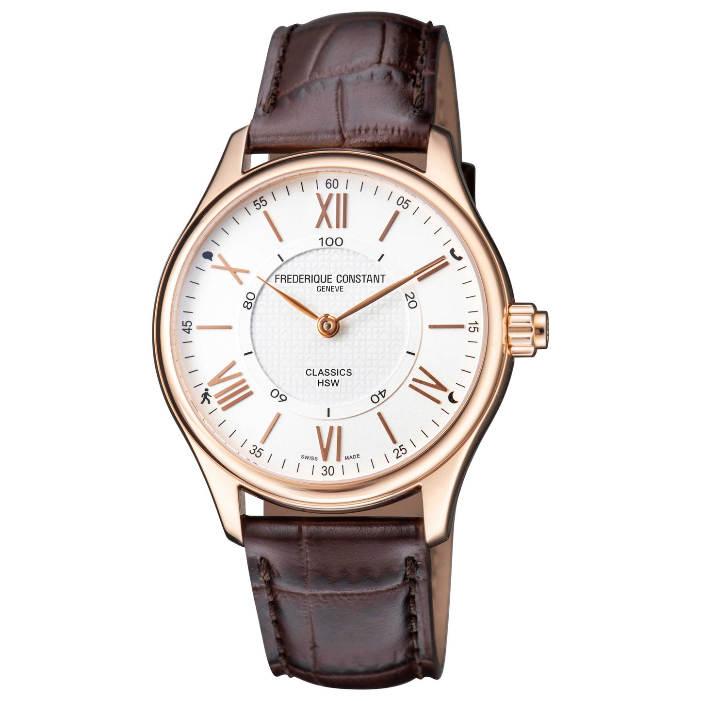 Front view of Frederique Constant Classics Men's Quartz Watch FC-282V5B4