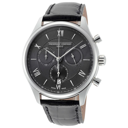 Front view of Frederique Constant Classics Men's Swiss Quartz (Battery-Powered) Watch FC-292MB5B6