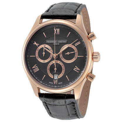 Front view of Frederique Constant Classics Men's Swiss Quartz (Battery-Powered) Watch FC-292MBG5B4