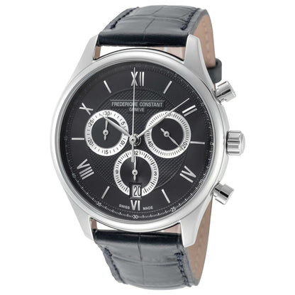 Front view of Frederique Constant Classics Men's Swiss Quartz (Battery-Powered) Watch FC-292MNS5B6