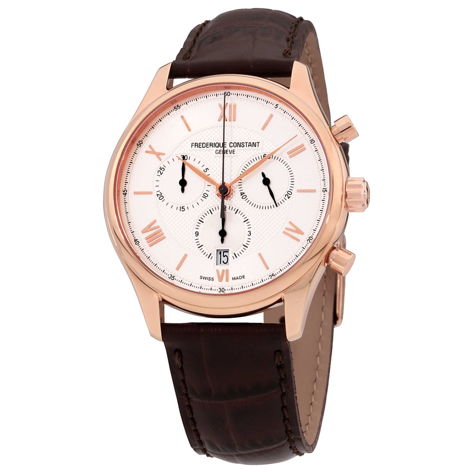 Front view of Frederique Constant Classics Chrono Men's Quartz Watch FC-292MV5B4