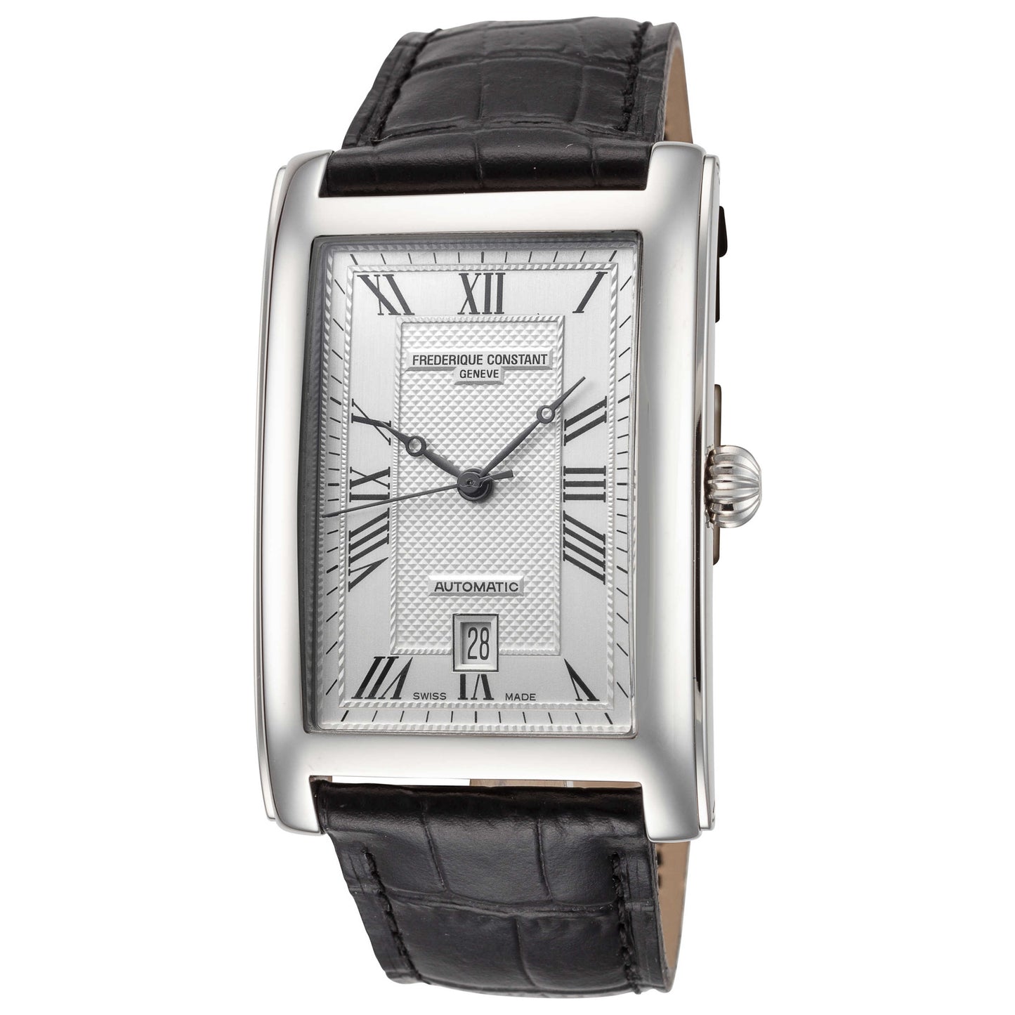 Front view of Frederique Constant Carree Men's Automatic Watch FC-303MC4C26