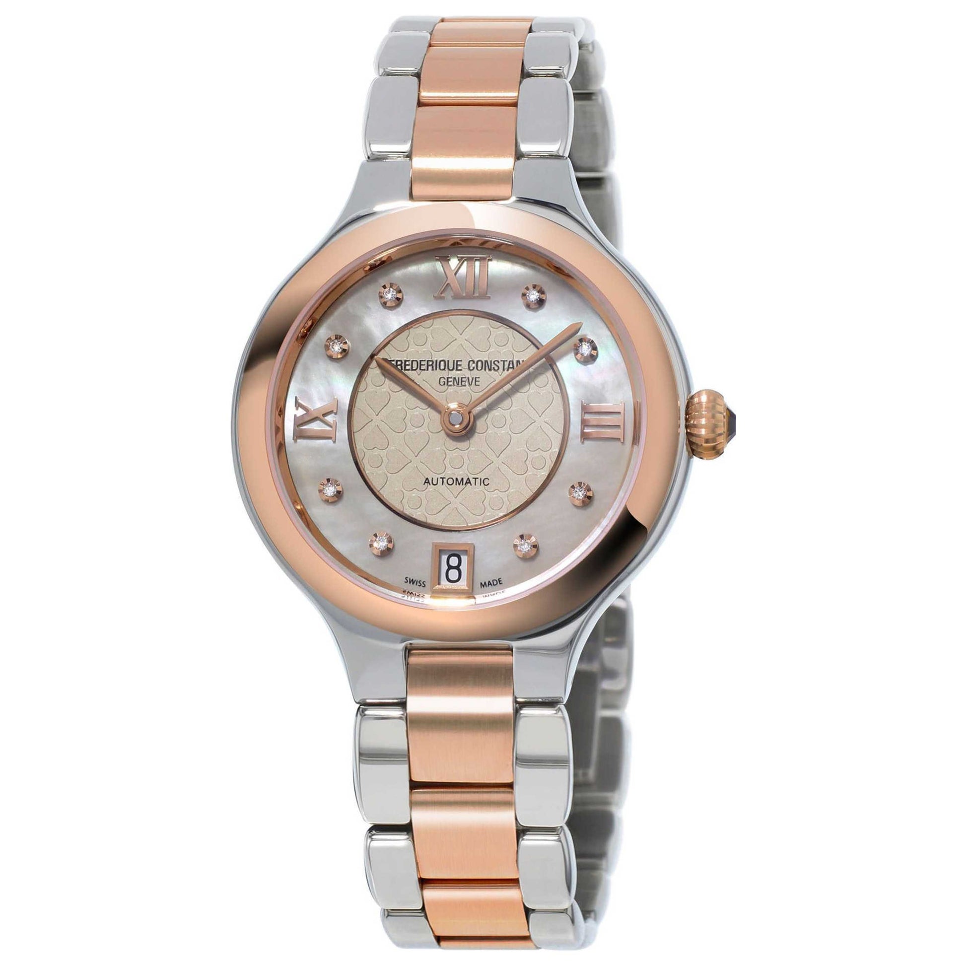 Front view of Frederique Constant Classics Delight Women's Automatic Watch FC-306LGHD3ER2B