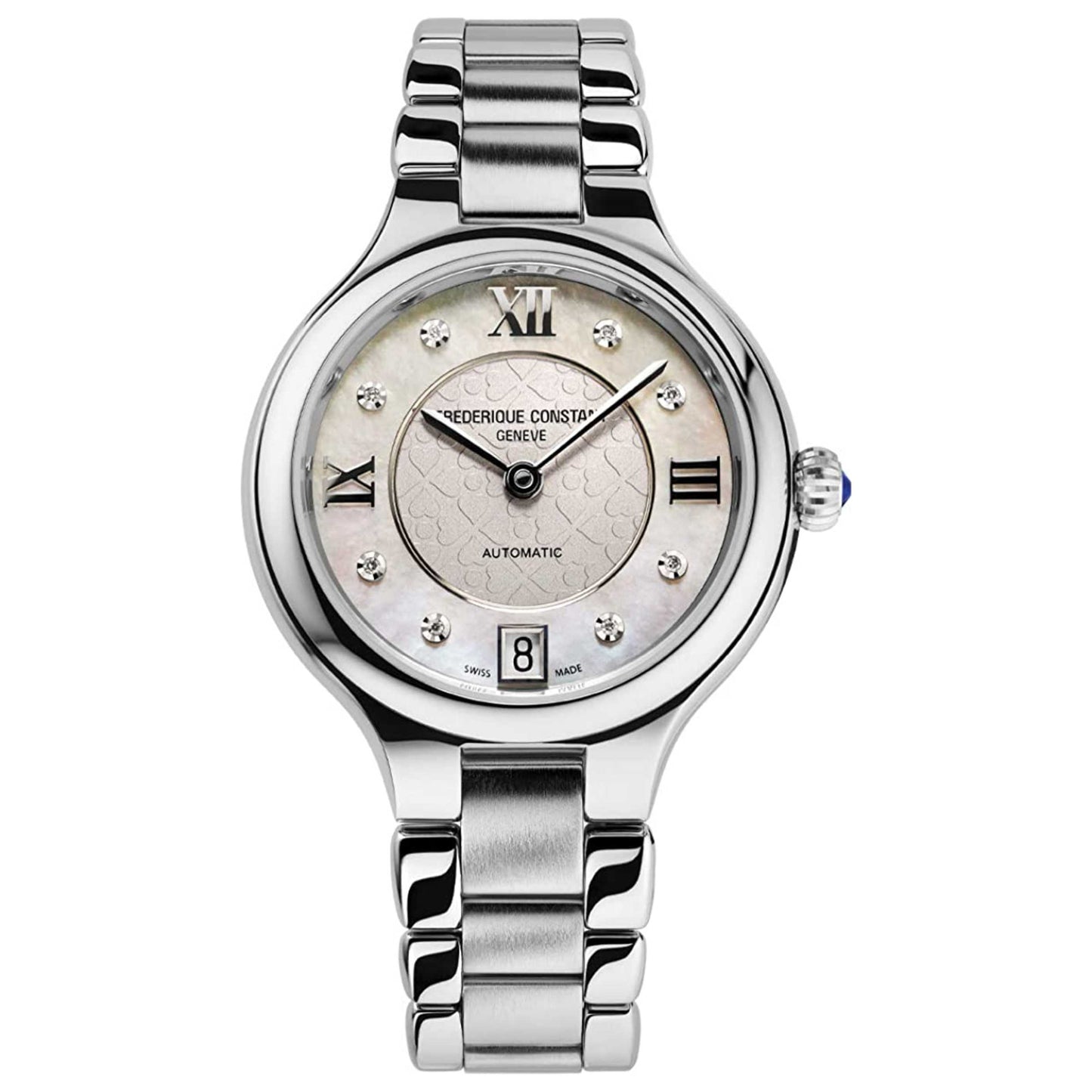 Front view of Frederique Constant Delight Women's Quartz Watch FC-306LGHD3ER6B