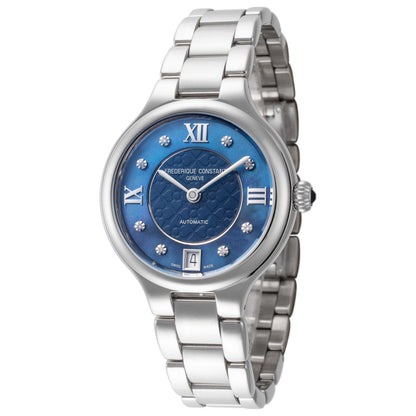 Front view of Frederique Constant Classics Delight Women's Automatic Watch FC-306NHD3ER6B