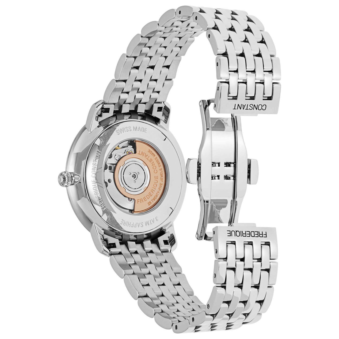 Frederique Constant Slimline Men's Automatic Watch FC-306S4S6B2 - Image #7