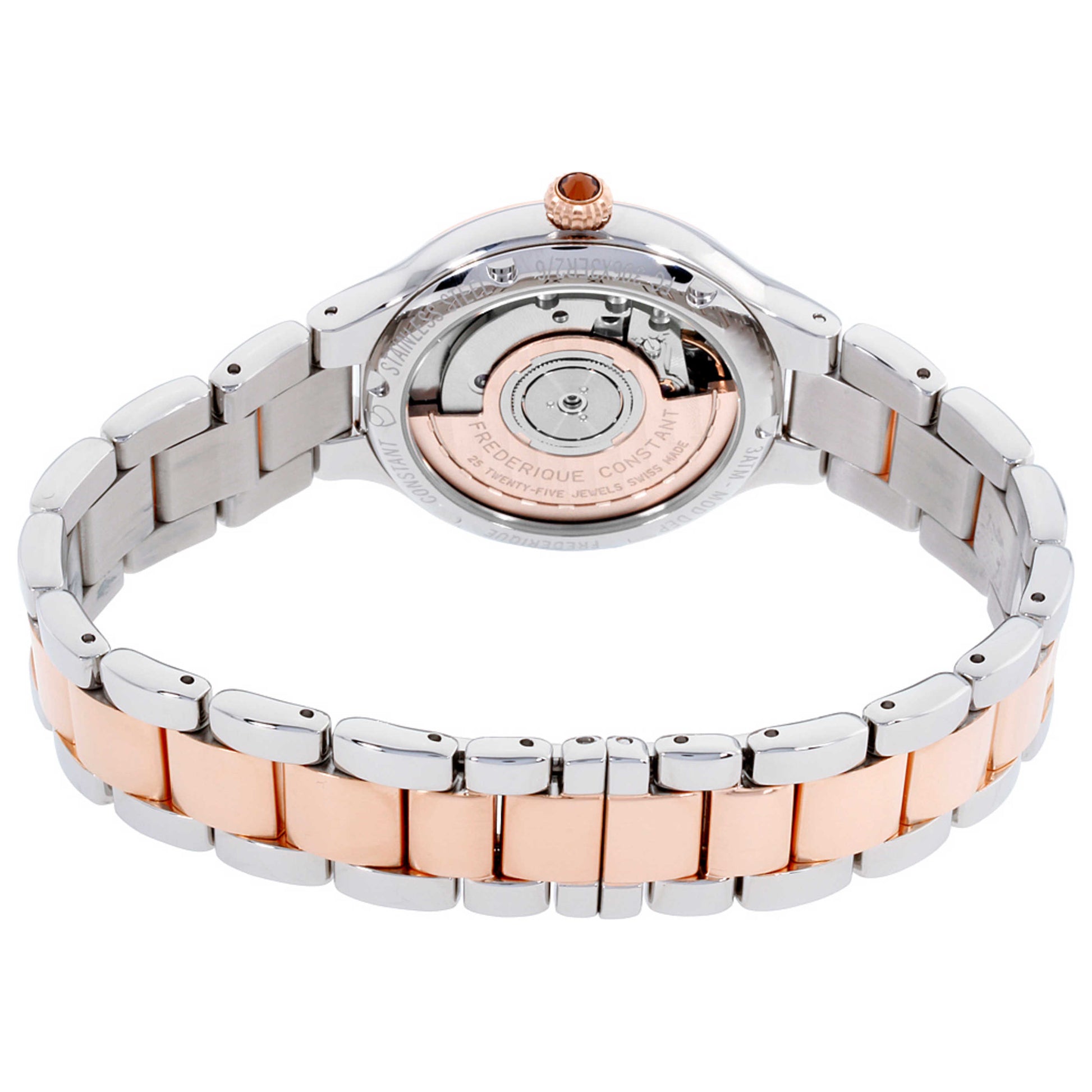 Left view of Frederique Constant Classics Delight Women's Automatic Watch FC-306WHD3ER2B