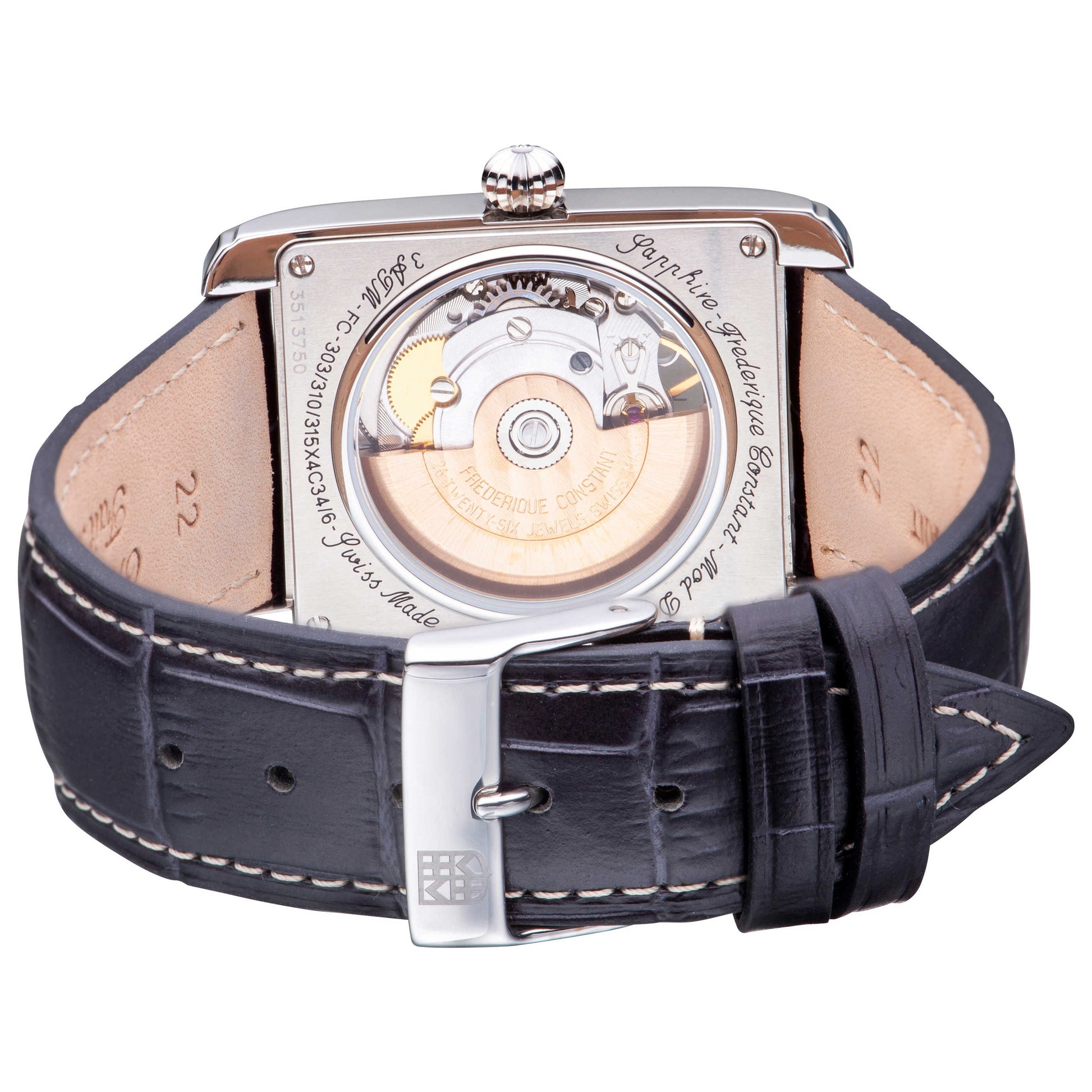 Frederique Constant Heartbeat Men's Automatic Watch FC-310MB4S36 - Image #3