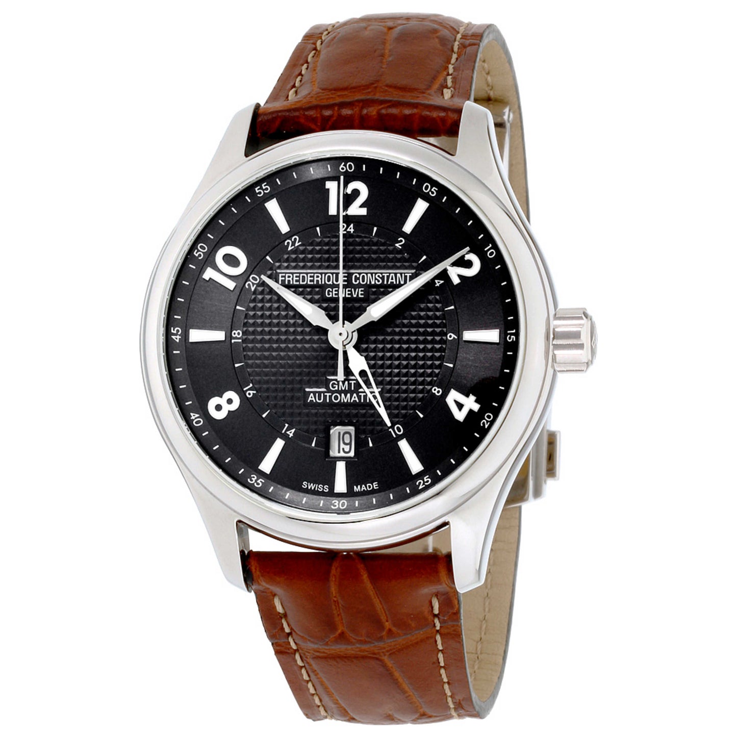 Front view of Frederique Constant Runabout Men's Automatic Watch FC-350RMG5B6