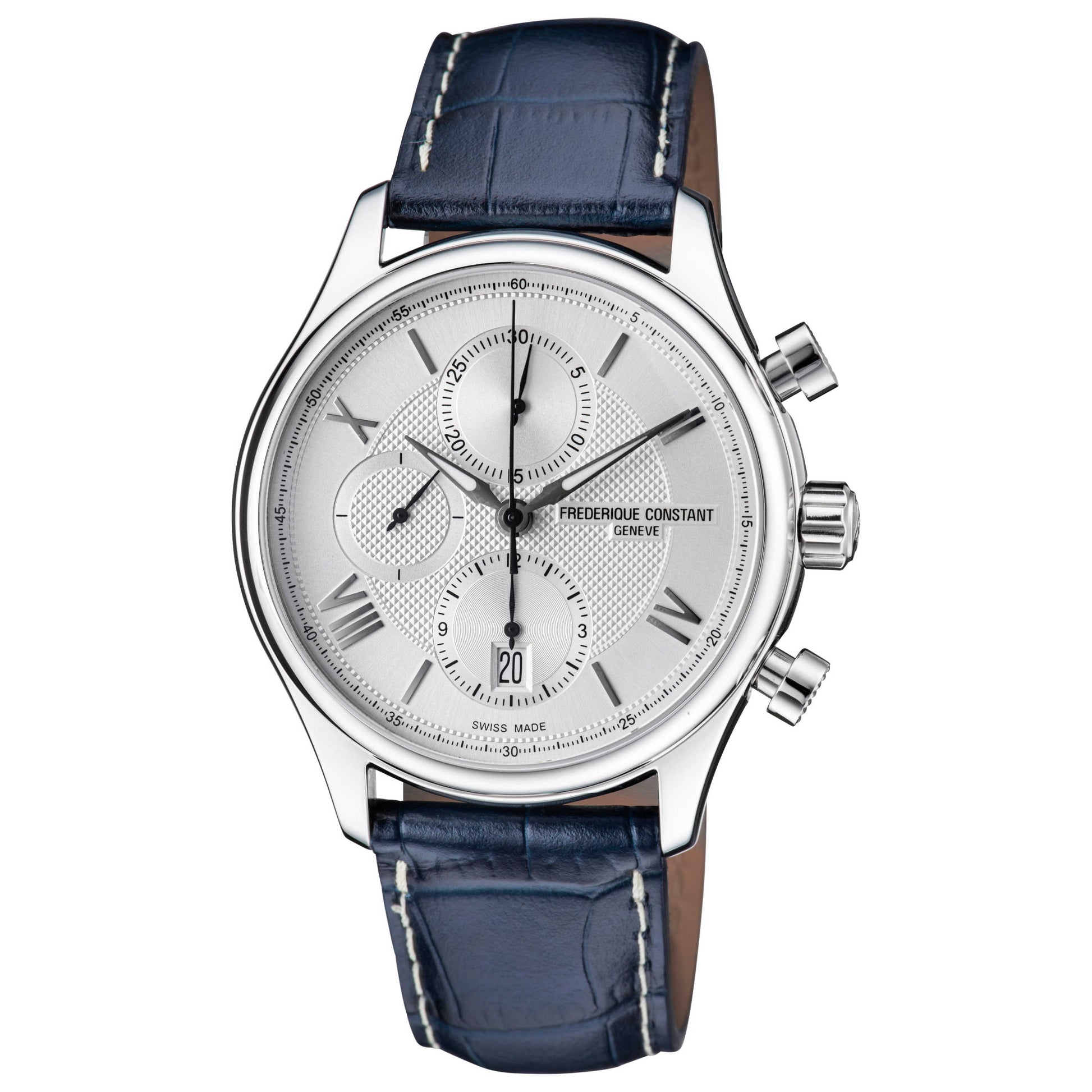 Front view of Frederique Constant Runabout Chrono Men's Automatic Watch FC-392MS5B6