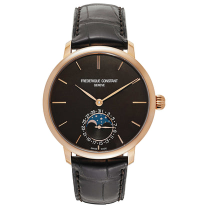 Front view of Frederique Constant Slimline Men's Automatic Watch FC-705C4S9