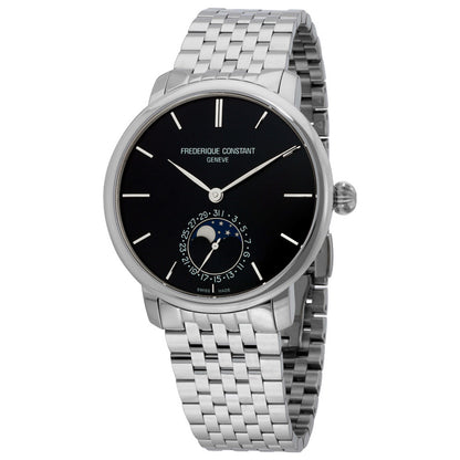 Front view of Frederique Constant Slimline Men's Automatic Watch FC-705N4S6B