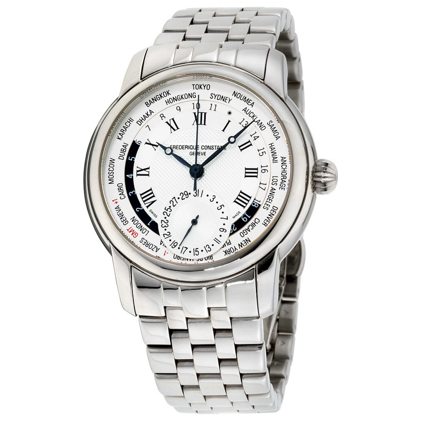 Front view of Frederique Constant Classics Men's Automatic Watch FC-718MC4H6B