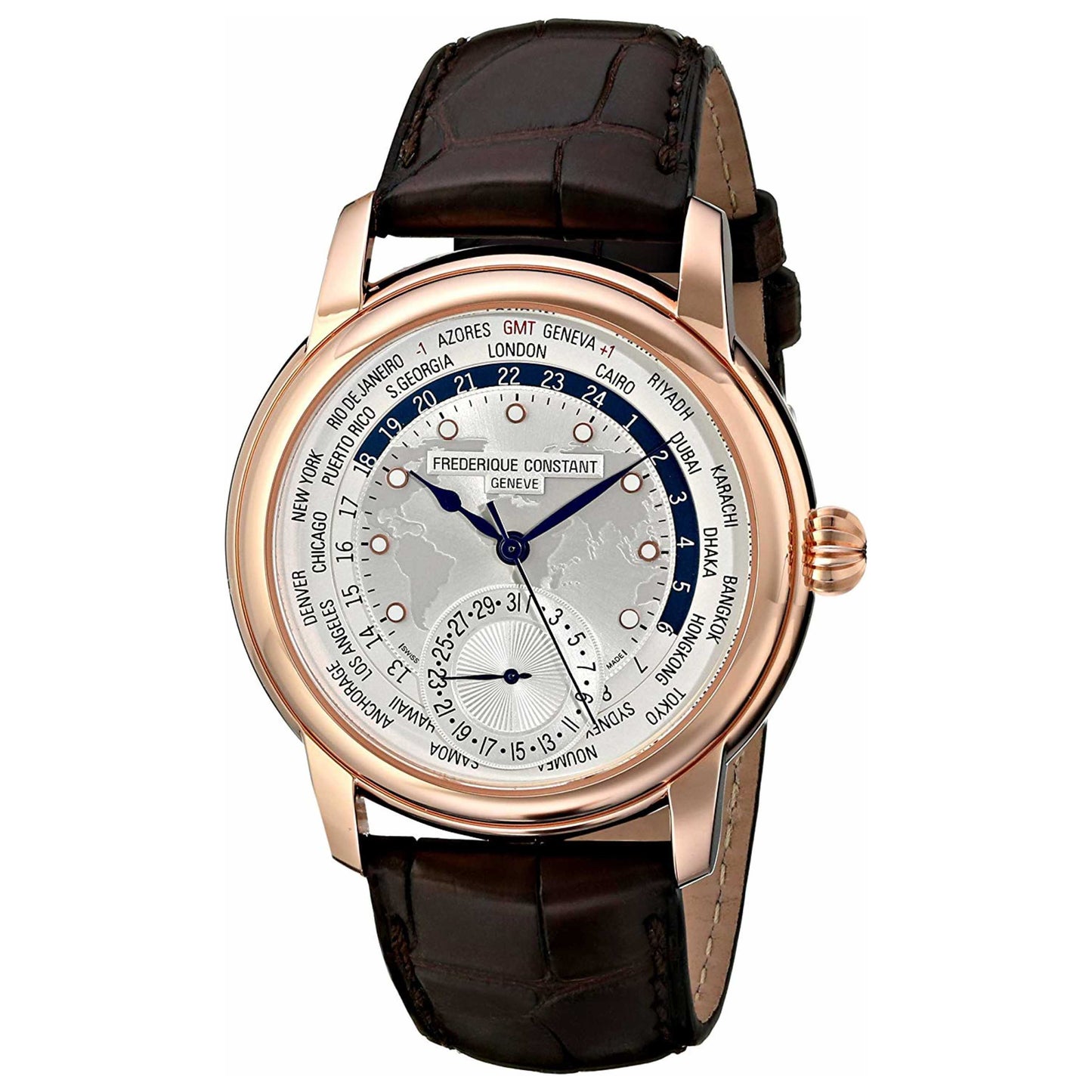 Front view of Frederique Constant Classics Men's Automatic Watch FC-718WM4H4