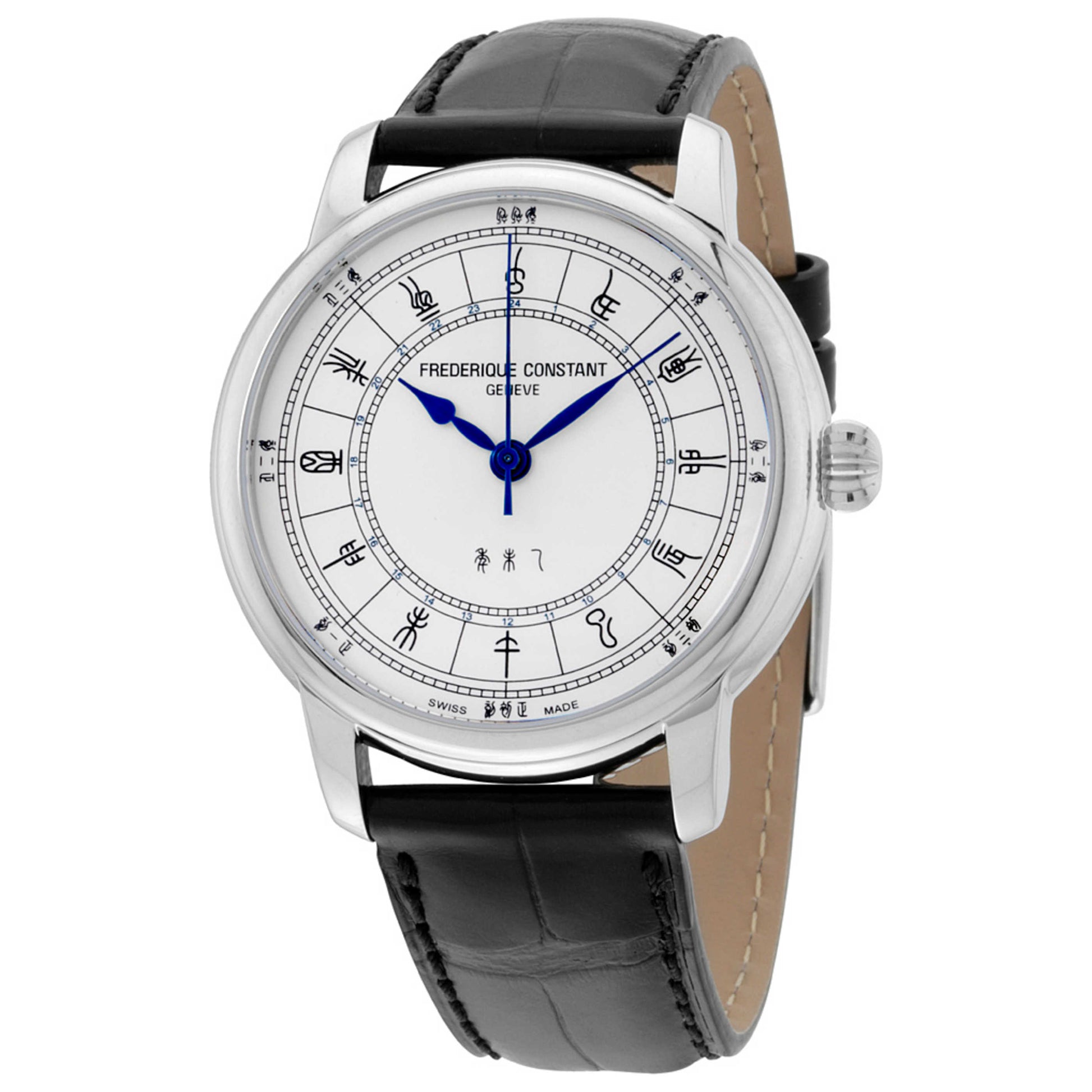 Front view of Frederique Constant Dress Men's Automatic Watch FC-724CC4H6