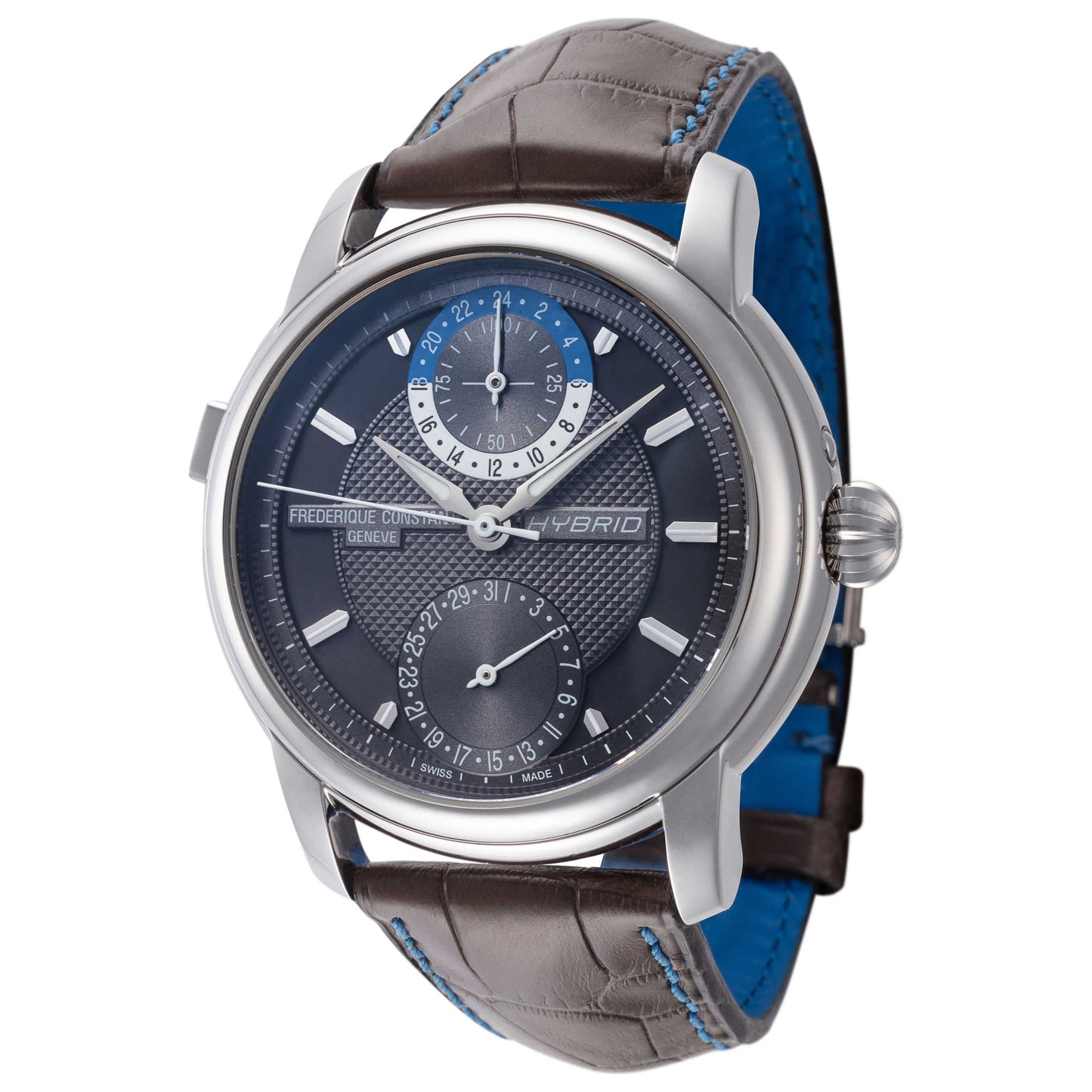 Front view of Frederique Constant Classics Hybrid Men's Automatic Watch FC-750DG4H6