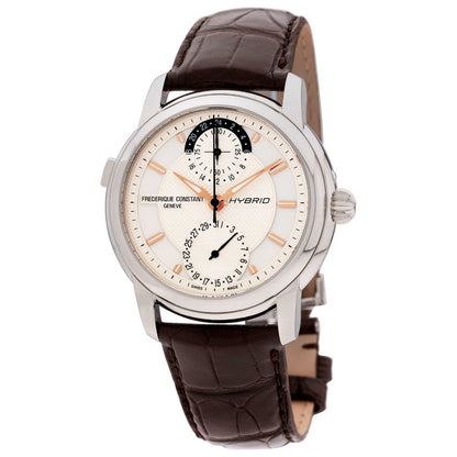 Front view of Frederique Constant Classic Hybrid Manufacture Men's Automatic Watch FC-750V4H6