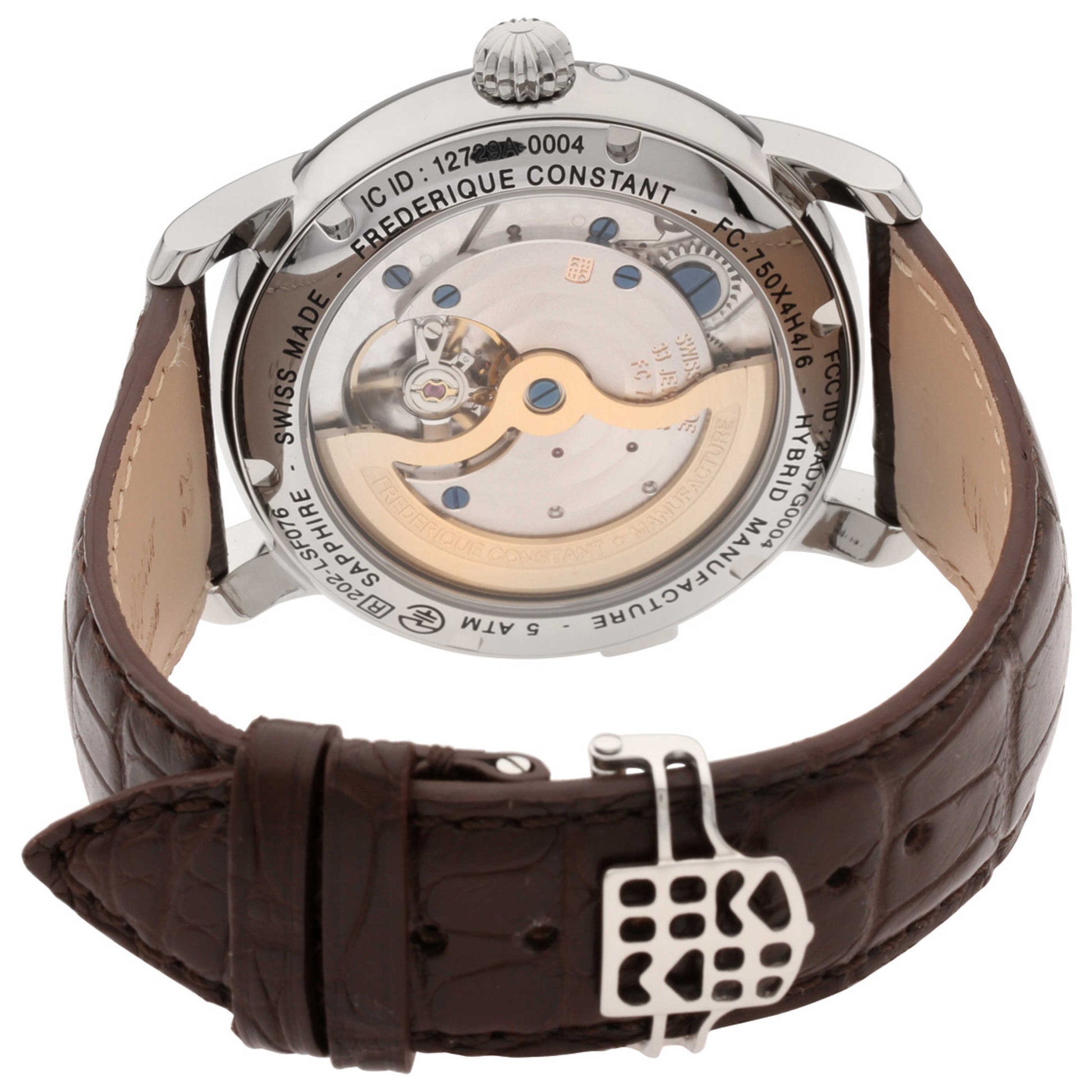 Frederique Constant Classic Hybrid Manufacture Men's Automatic Watch FC-750V4H6 - Image #3