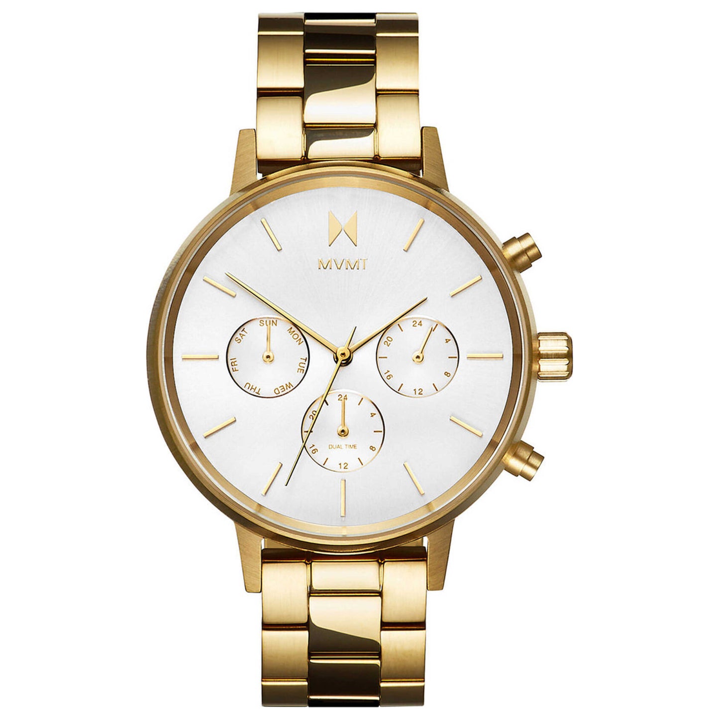 Front view of MVMT Nova Women's Quartz Watch FC01-G