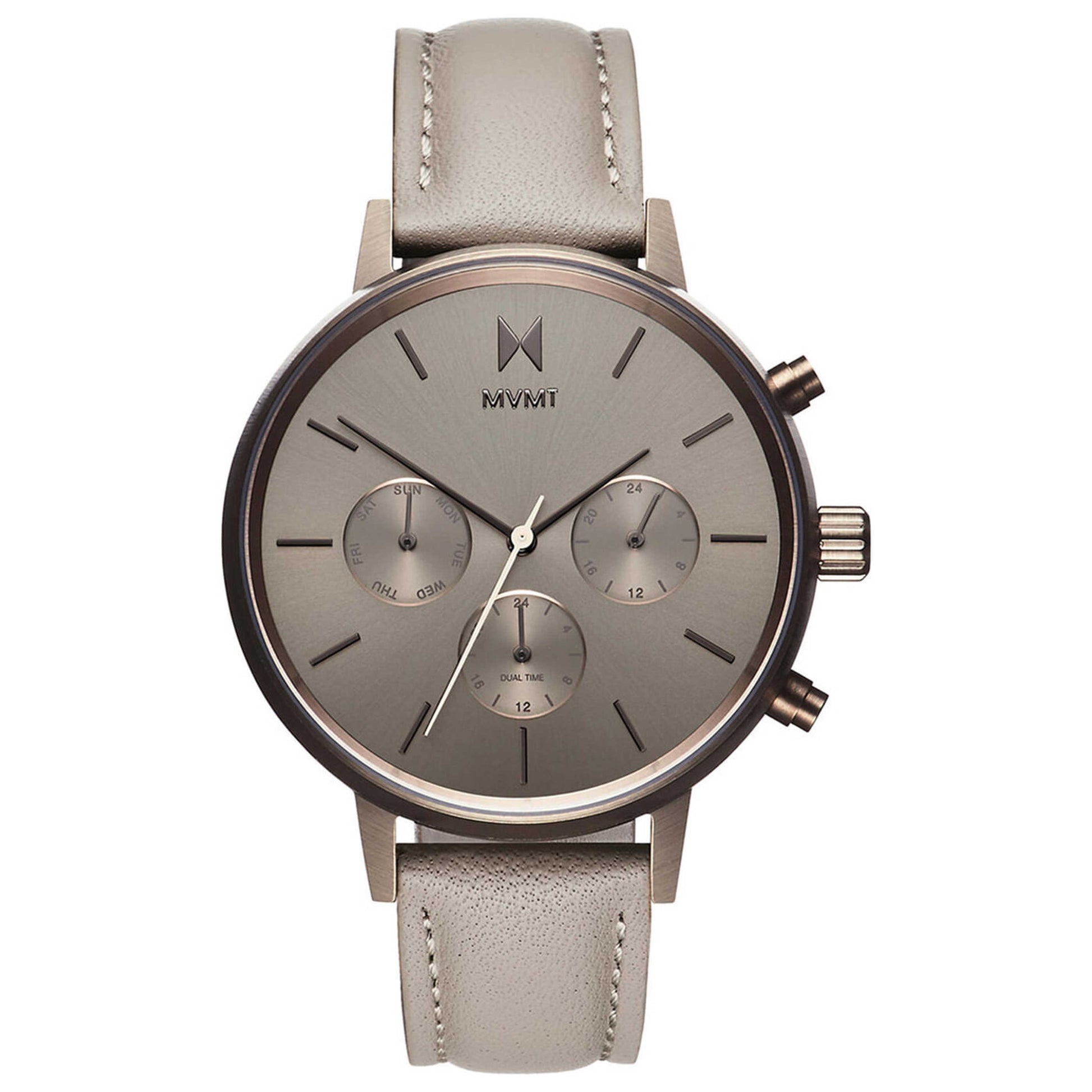 Front view of MVMT Nova Women's Quartz Watch FC01-TITA
