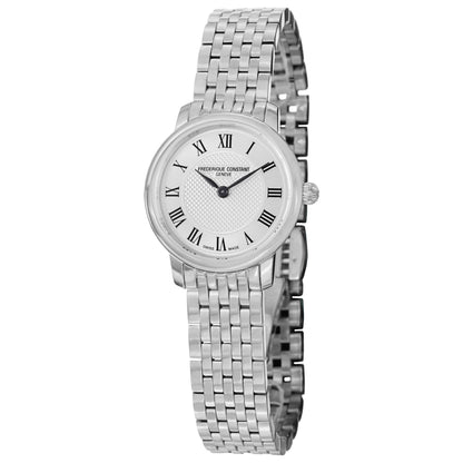 Front view of Frederique Constant Slim Line Women's Quartz Watch FC200MCS6B
