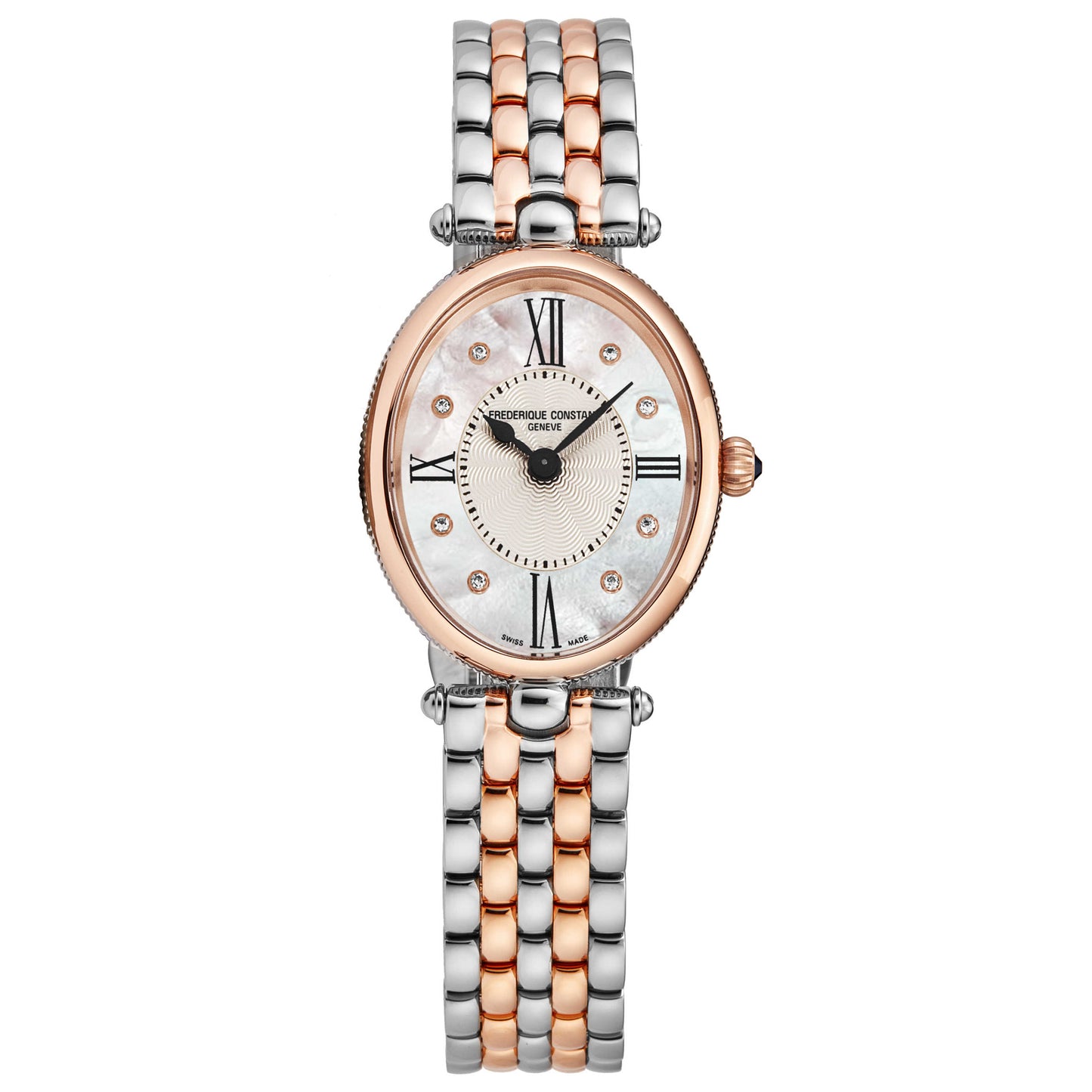 Front view of Frederique Constant Art Deco Women's Quartz Watch FC200RMPW2V2B