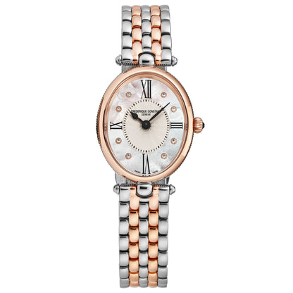 Front view of Frederique Constant Art Deco Women's Quartz Watch FC200RMPW2V2B
