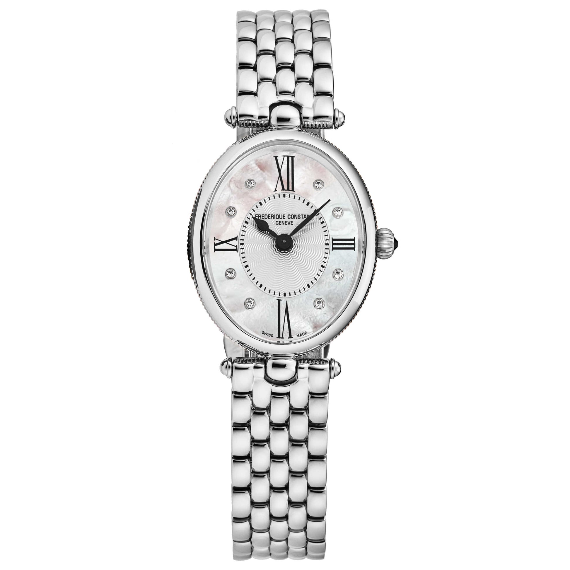 Front view of Frederique Constant Art Deco Women's Quartz Watch FC200RMPW2V6B
