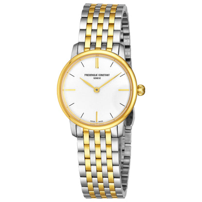 Front view of Frederique Constant Slim Line Women's Quartz Watch FC200S1S33B